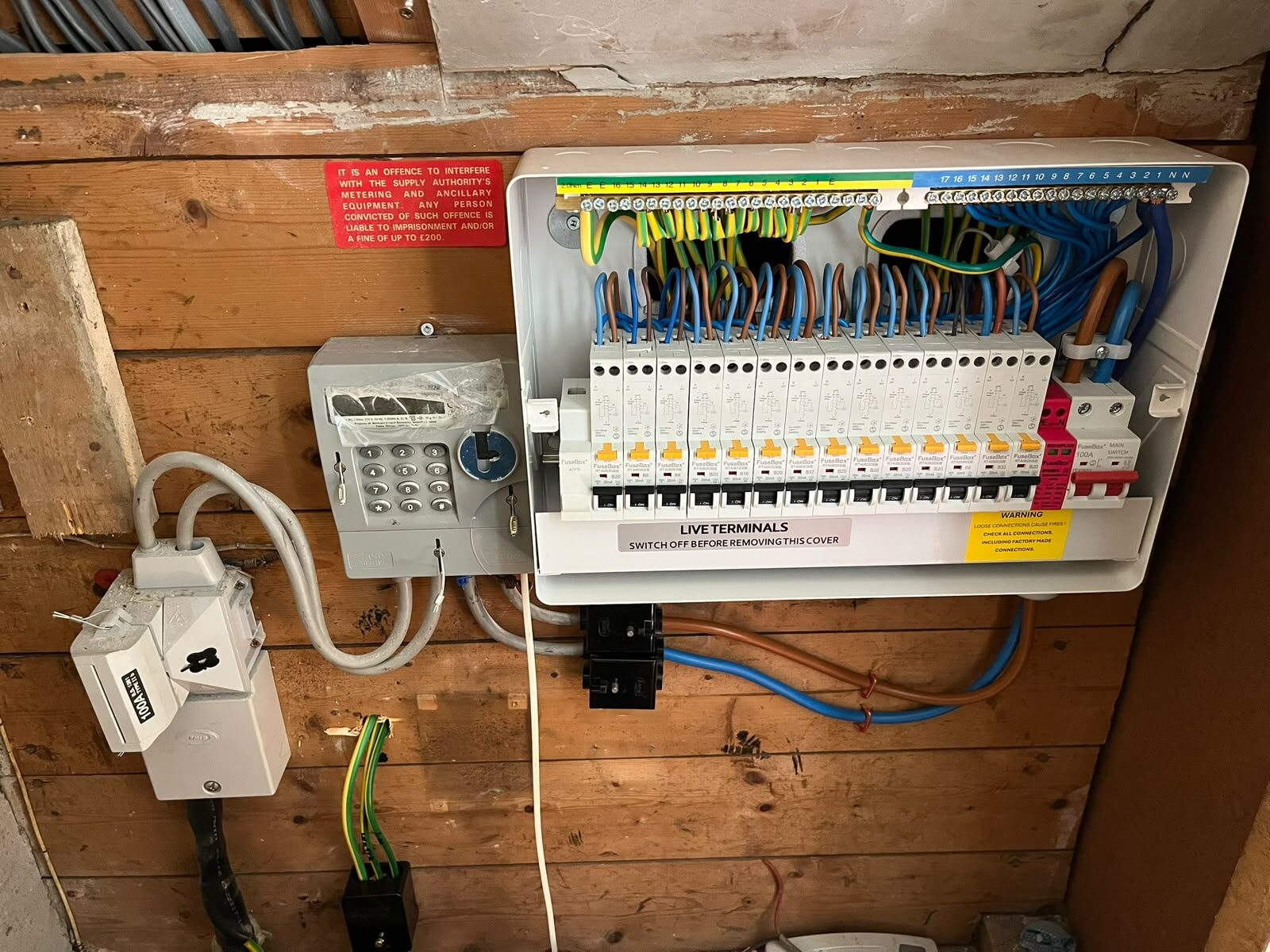 Consumer unit upgrade completed by TMD Electrical